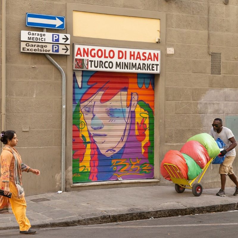 Firenze, nove nuovi murales sulle serrande di San Paolino (e tanti eventi)